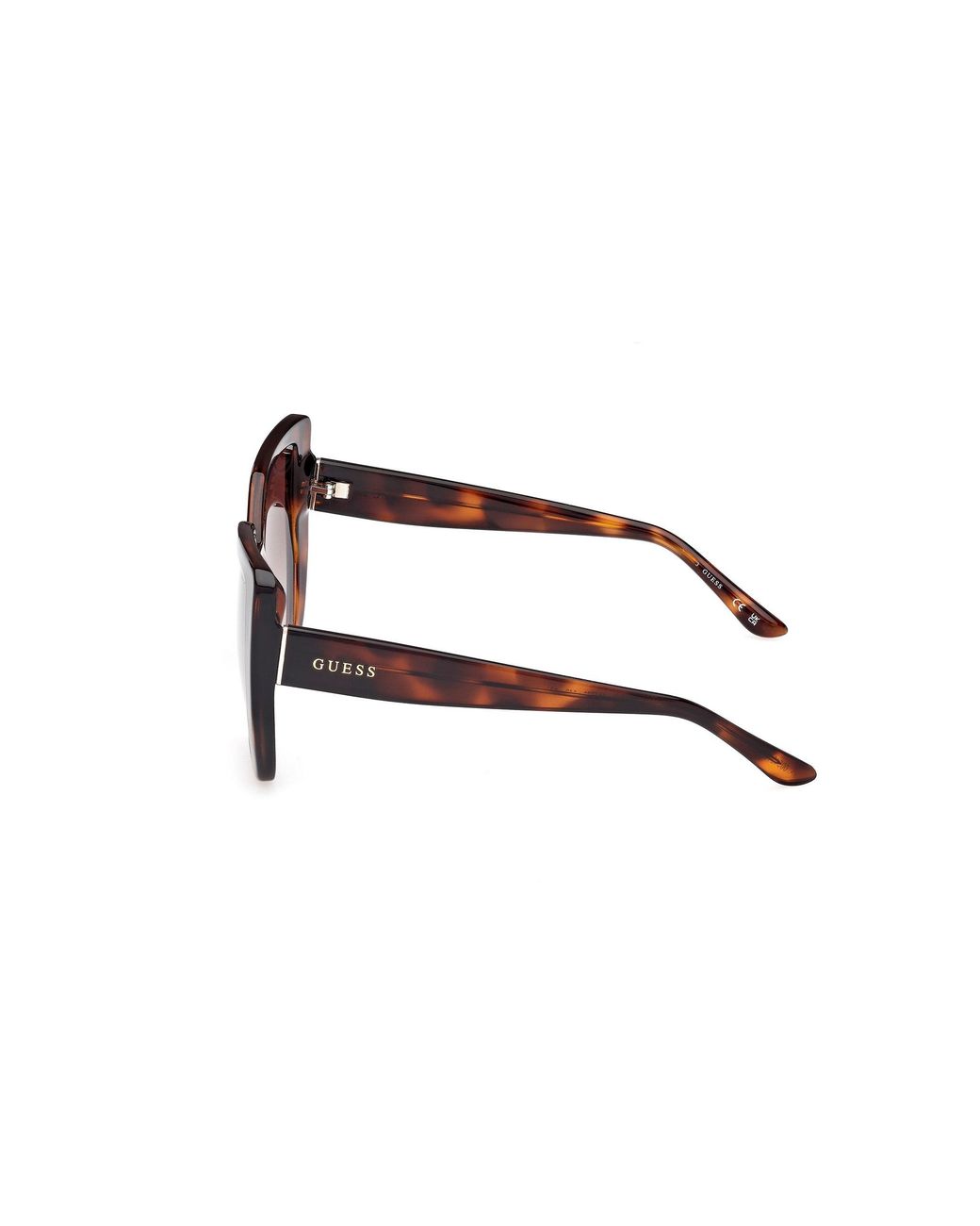 Guess Black Gu00154 52F Sunglasses Injected Geometric Normal