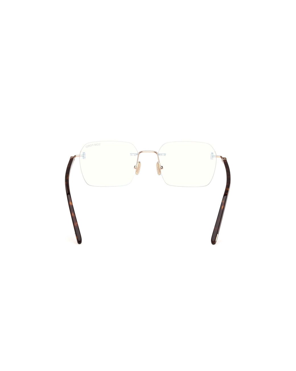 Tom Ford Black Ft5934-B 028 Optical Frames Metal Squared Normal for men