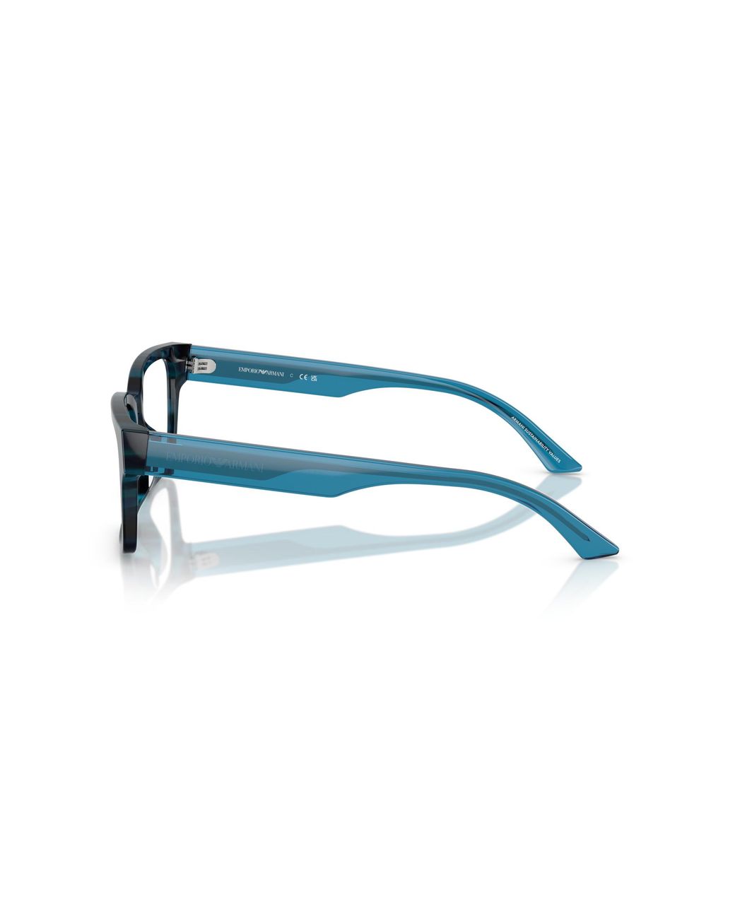 Emporio Armani Black Ea3245U 6180 Optical Frames Acetate Squared Normal