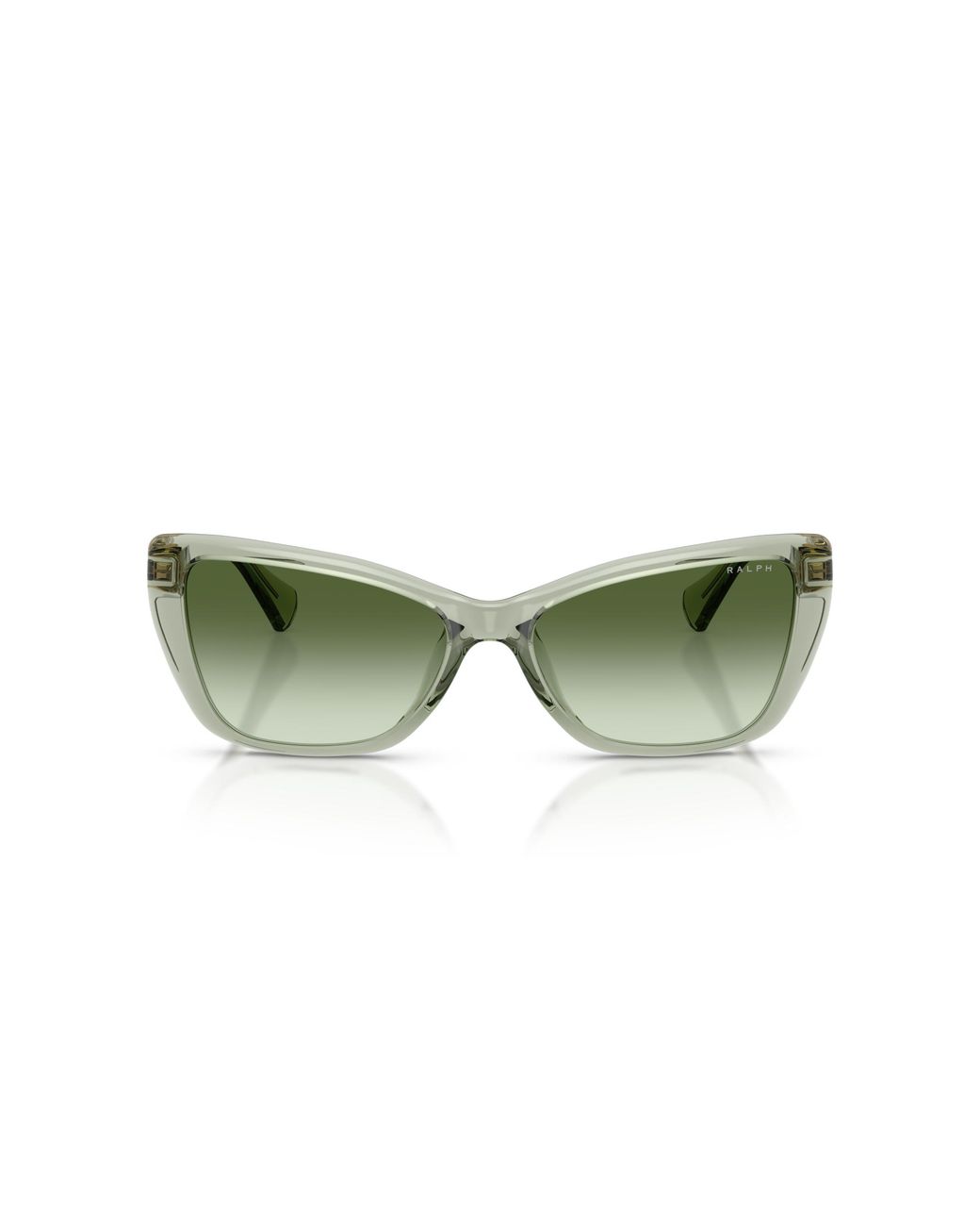 Ralph Lauren Green Ra5332U 62673M Sunglasses Injected Cat Eye Normal Shaded