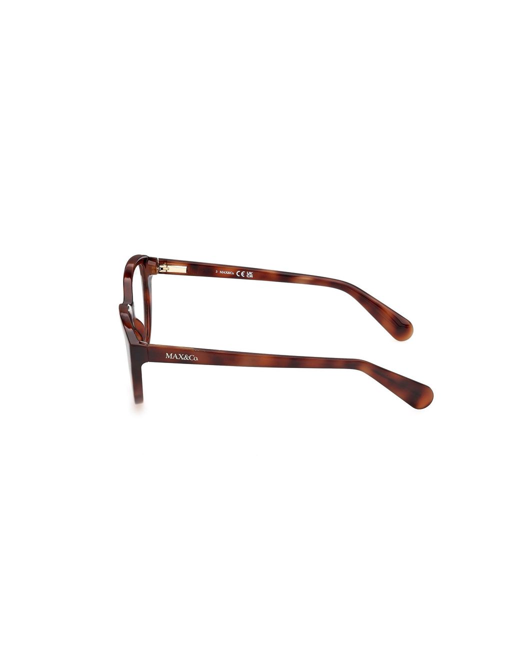 MAX&Co. Black Mo5243 52 Optical Frames Injected Round Normal
