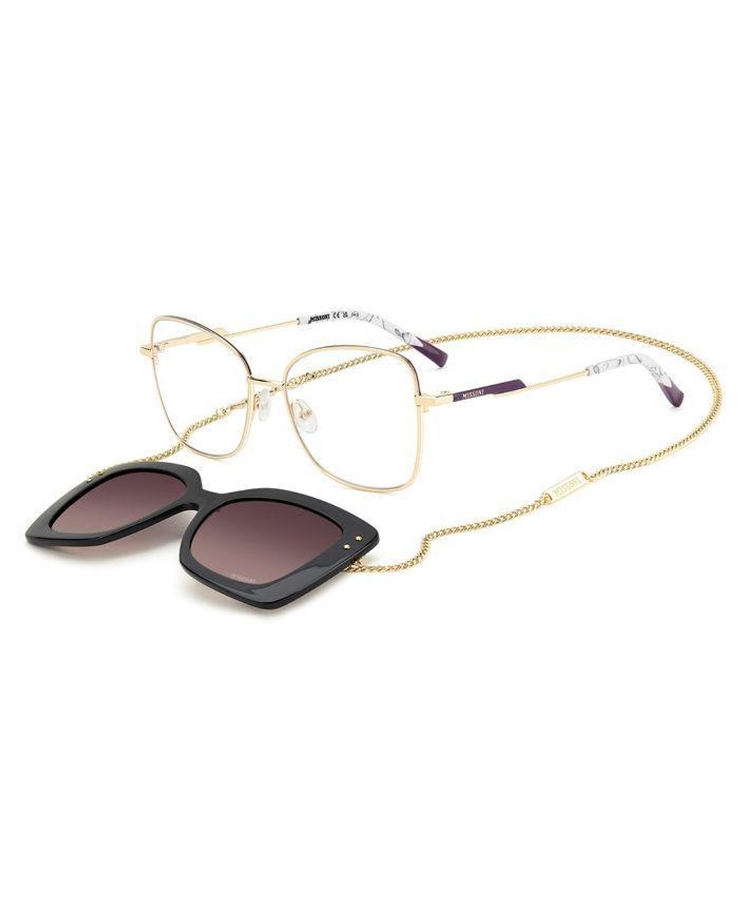 Missoni Black Mis 0178/Cs 000/3X Optical Frames Metal Squared Clip-On