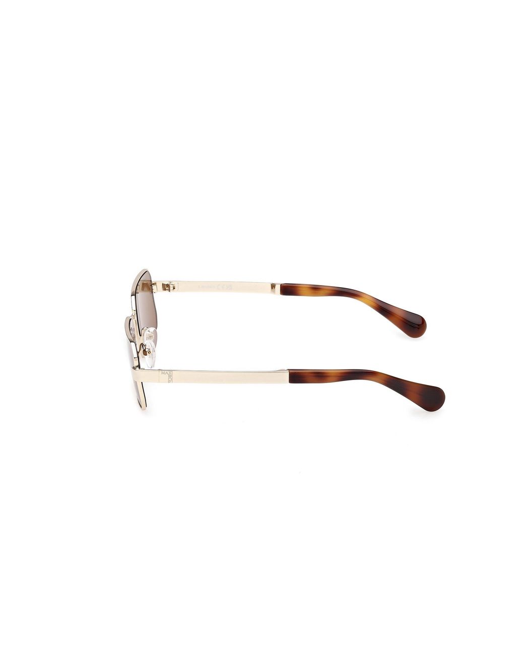 MAX&Co. Black Mo0140 32J Sunglasses Metal Roviex Squared Normal