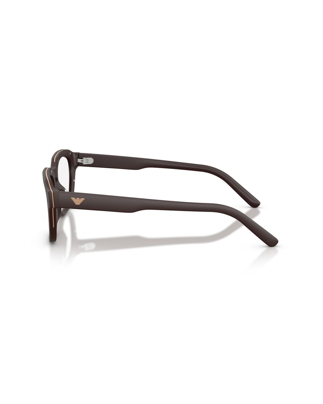Emporio Armani Black Ea3291U 6458 Optical Frames Acetate Transparent Geometric Normal for men