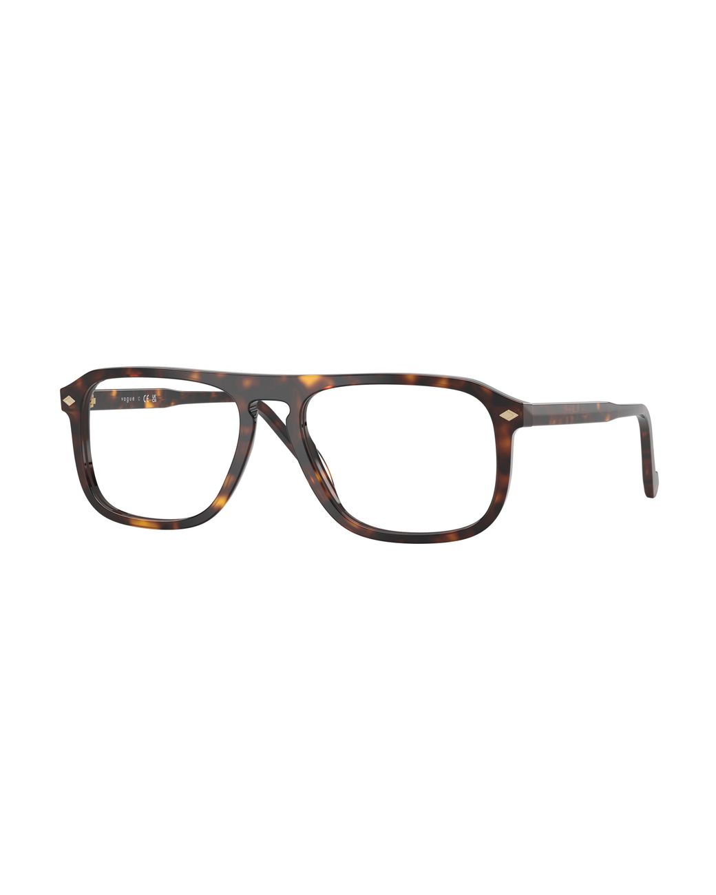 Vogue Eyewear Black Vo5753 W656 Optical Frames Acetate Transparent Pillow Normal for men