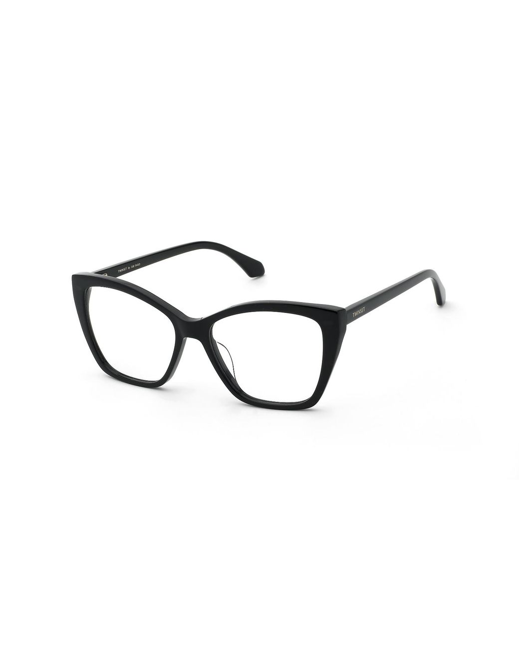 Twinset Black Vtw130 700 Optical Frames Acetate Butterfly