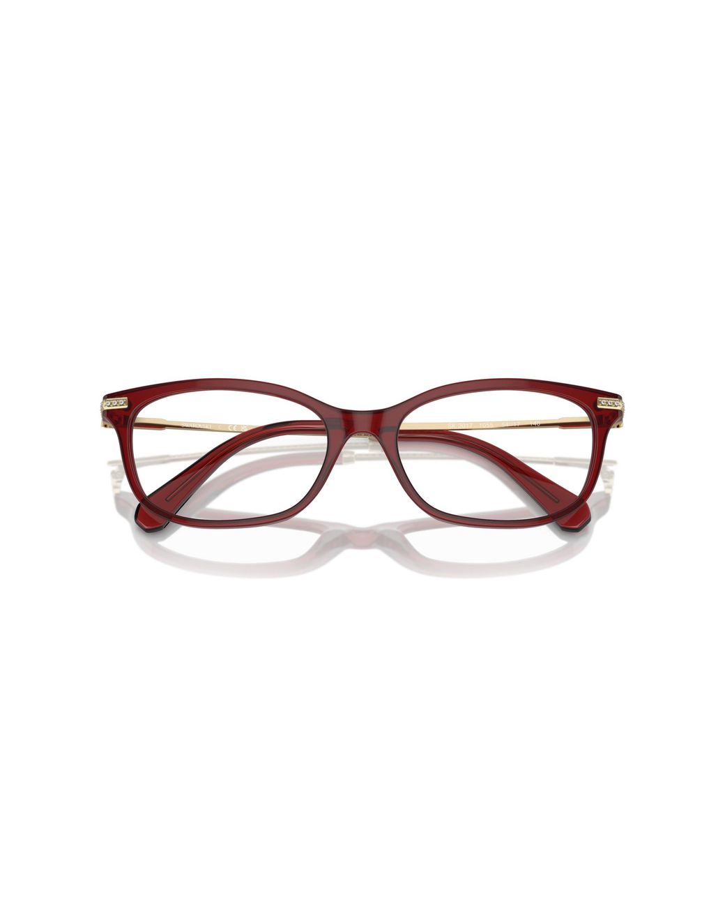 Swarovski Black Sk2017 1055 Optical Frames Acetate Squared Normal