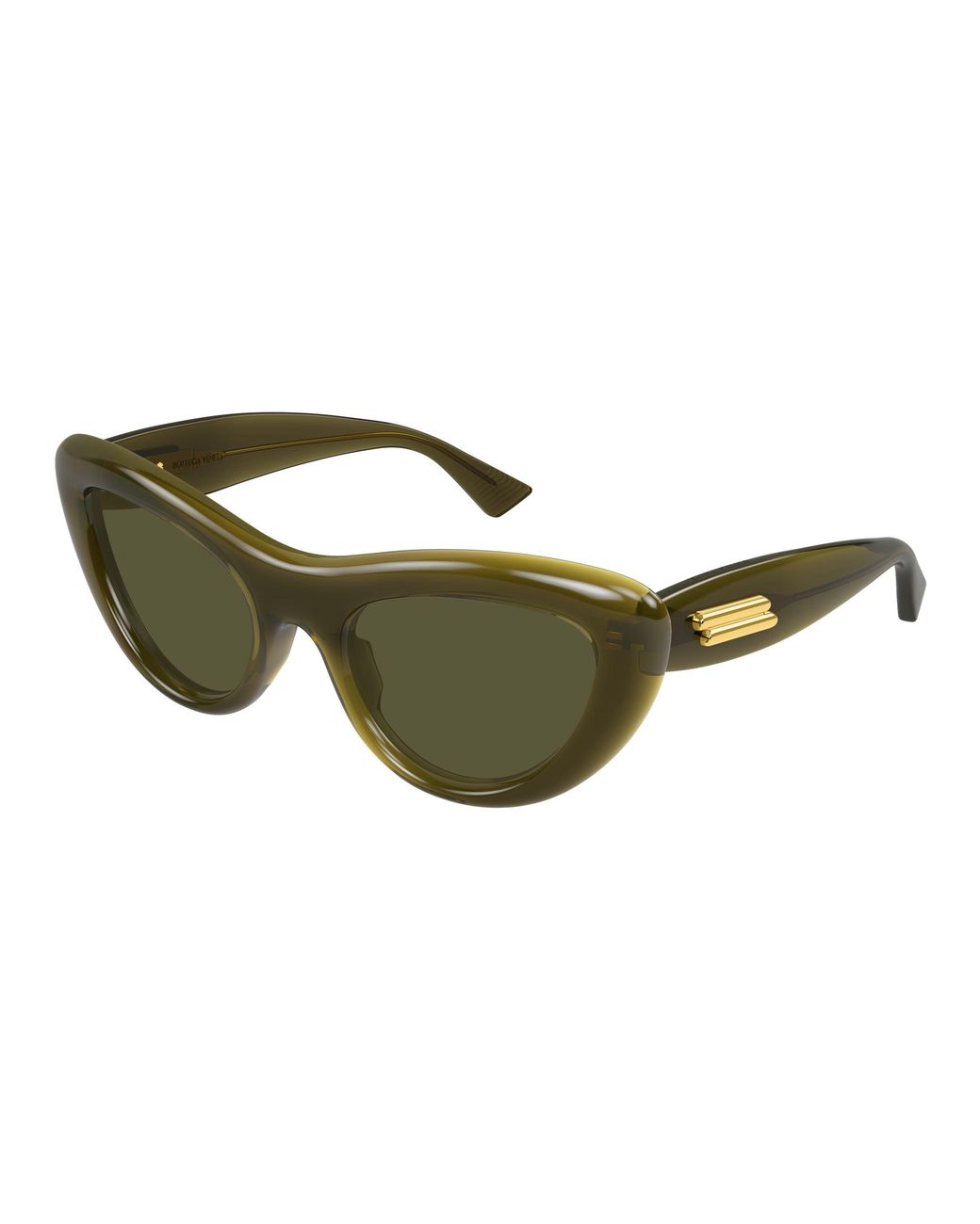 Bottega Veneta Green Bv1282S 005 Sunglasses Acetate Cat Eye
