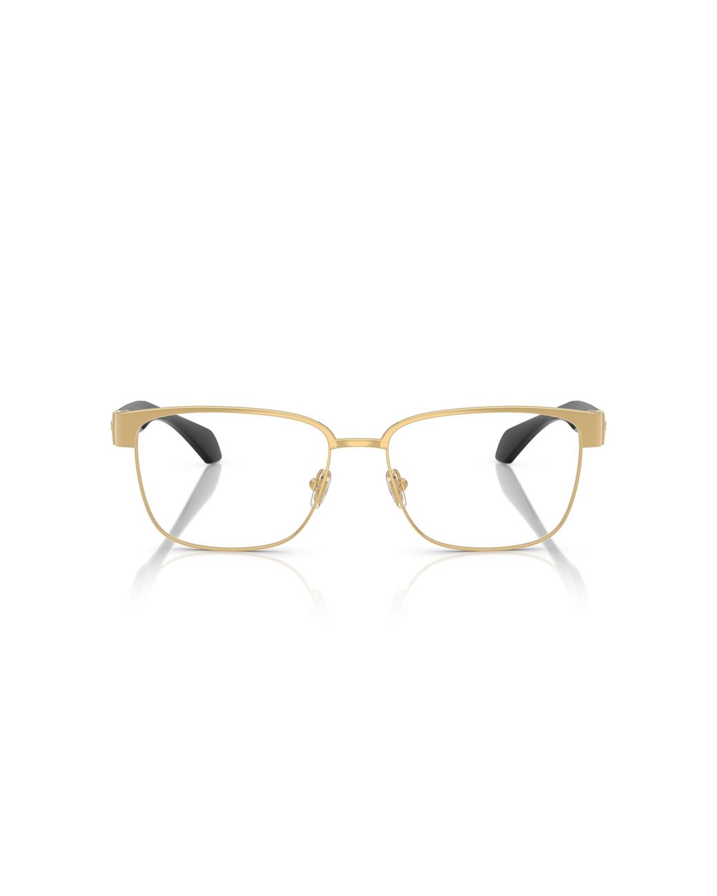 Versace Black Ve1306 1002 Optical Frames Metal Pillow Normal for men