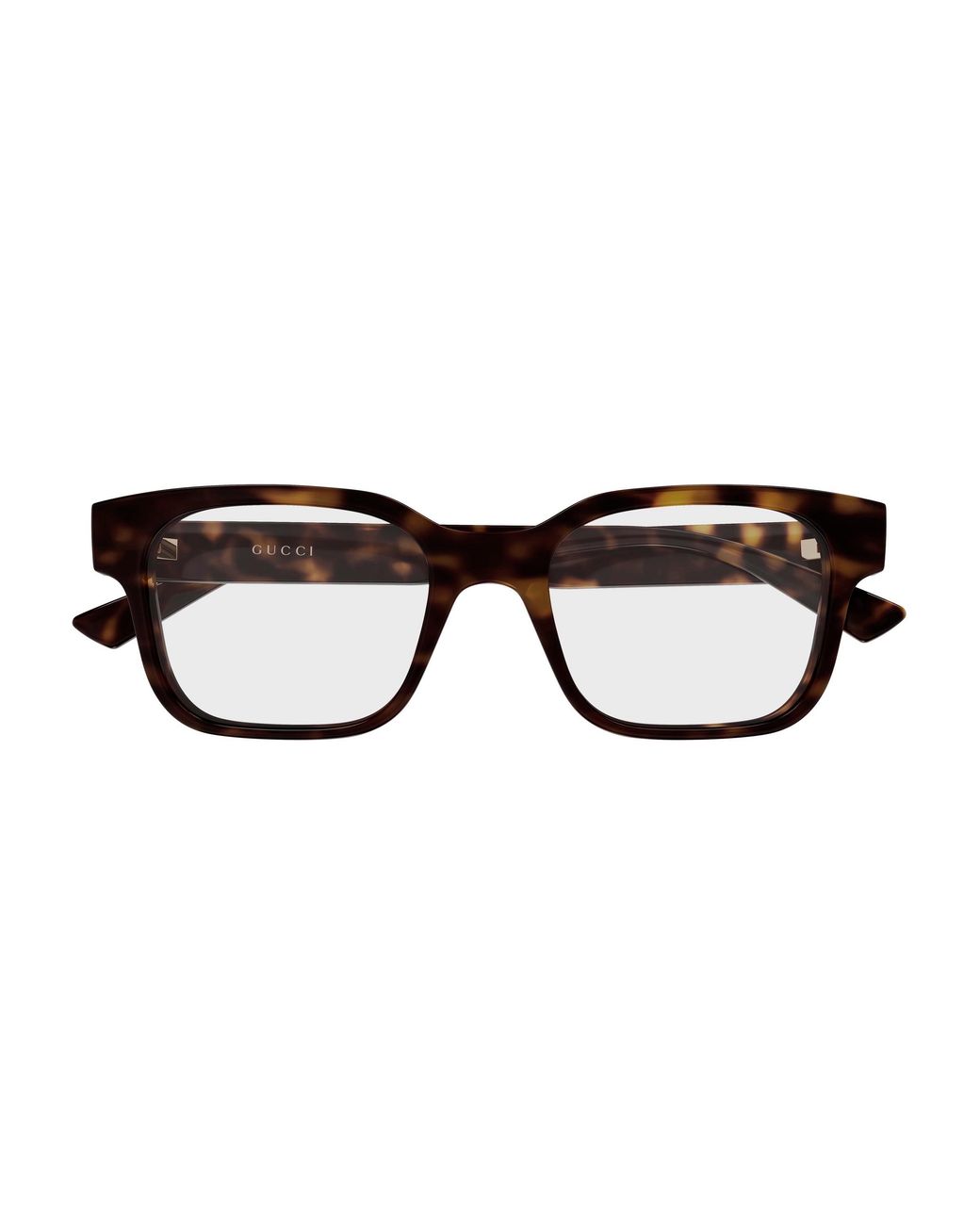 Gucci Black Gg2087O 006 Optical Frames Injected Transparent Squared for men