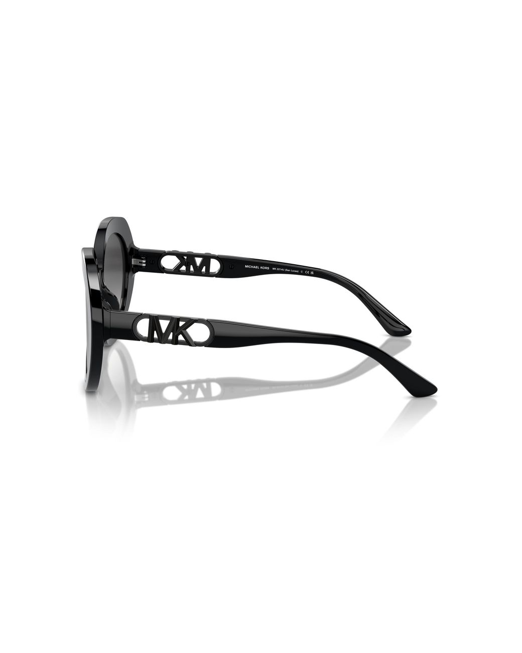 Michael Kors Black Mk2214U San Lucas 30058G Sunglasses Acetate Round Normal Shaded