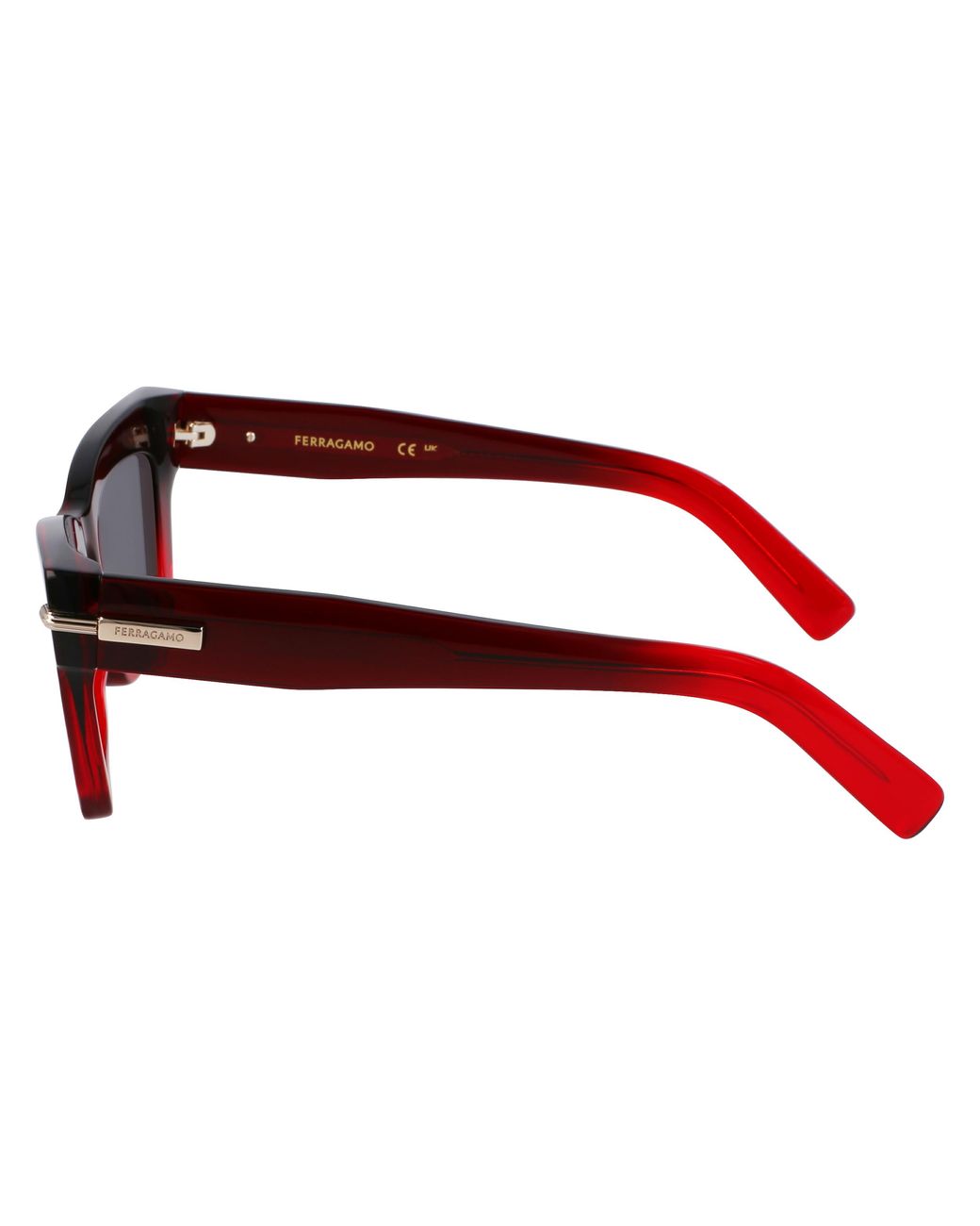 Ferragamo Black Sf2031S 615 Sunglasses Acetate Squared Normal