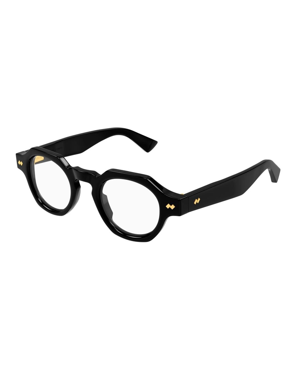 Bottega Veneta Black Bv1487O 006 Optical Frames Acetate Transparent Round