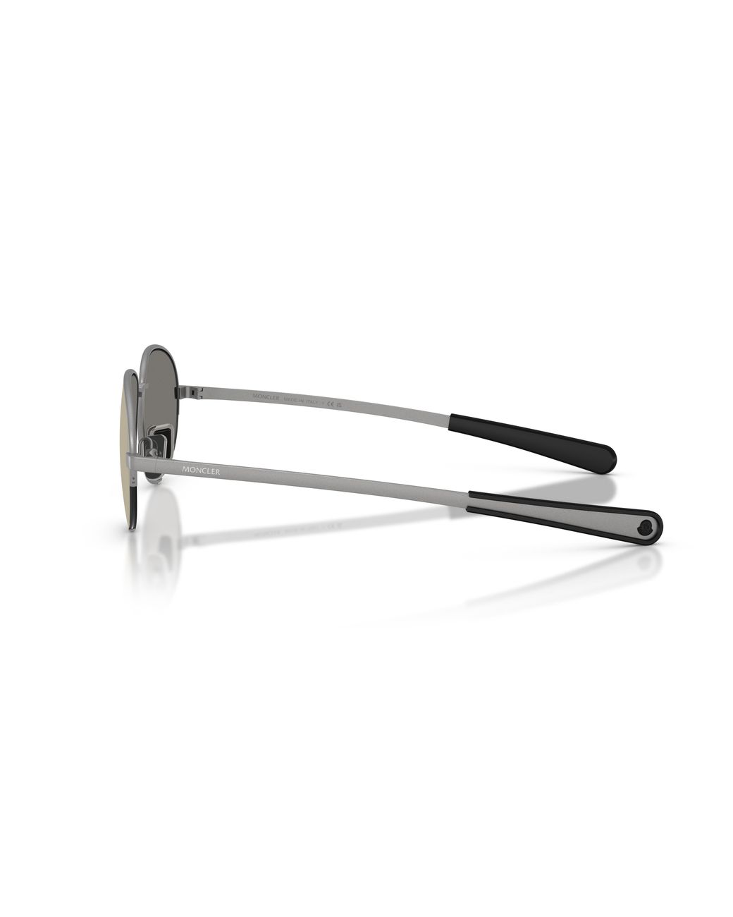 Moncler Black Me4018 Circuit 10164T Sunglasses Metal Round Normal Mirrored
