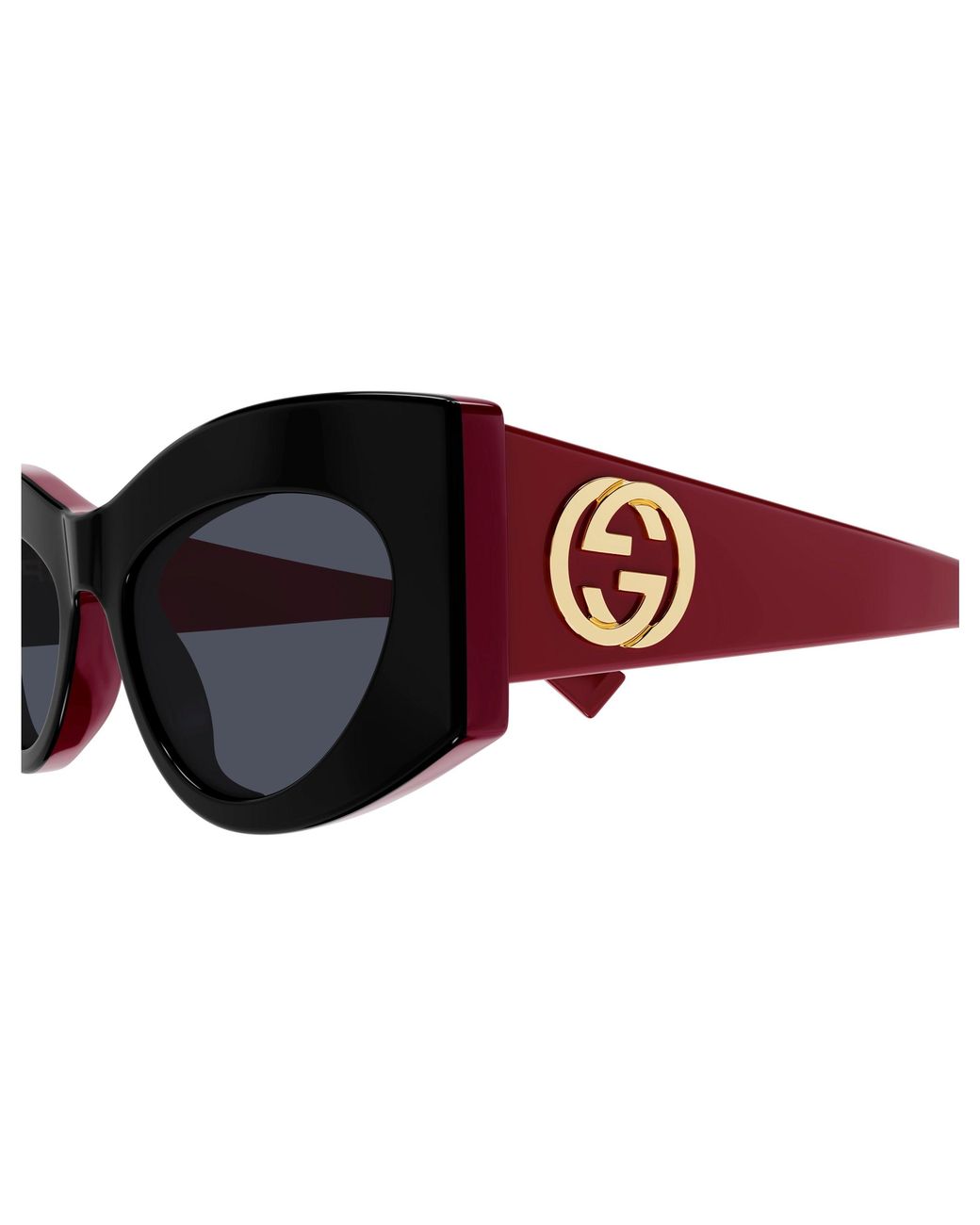 Gucci Black Gg1843S 006 Sunglasses Acetate Cat Eye