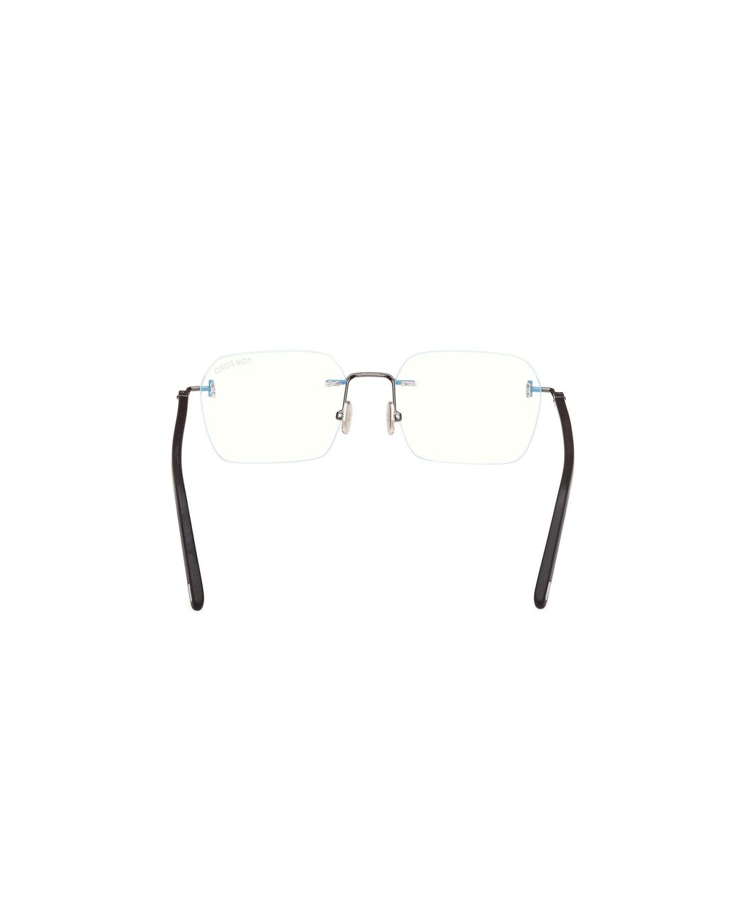 Tom Ford Black Ft5934-B 012 Optical Frames Metal Squared Normal for men