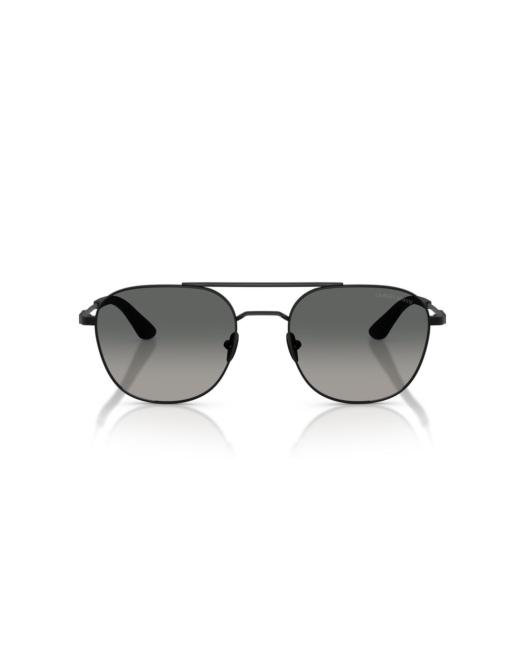 Giorgio Armani Black Ar6178 300171 Sunglasses Metal Squared Normal Shaded for men
