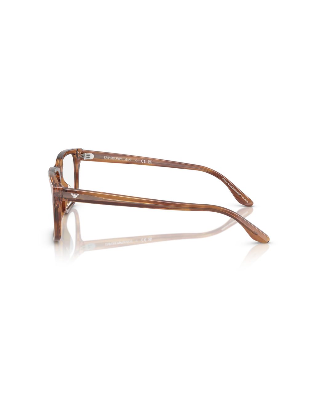 Emporio Armani Black Ea3250U 6203 Optical Frames Acetate Squared Normal for men