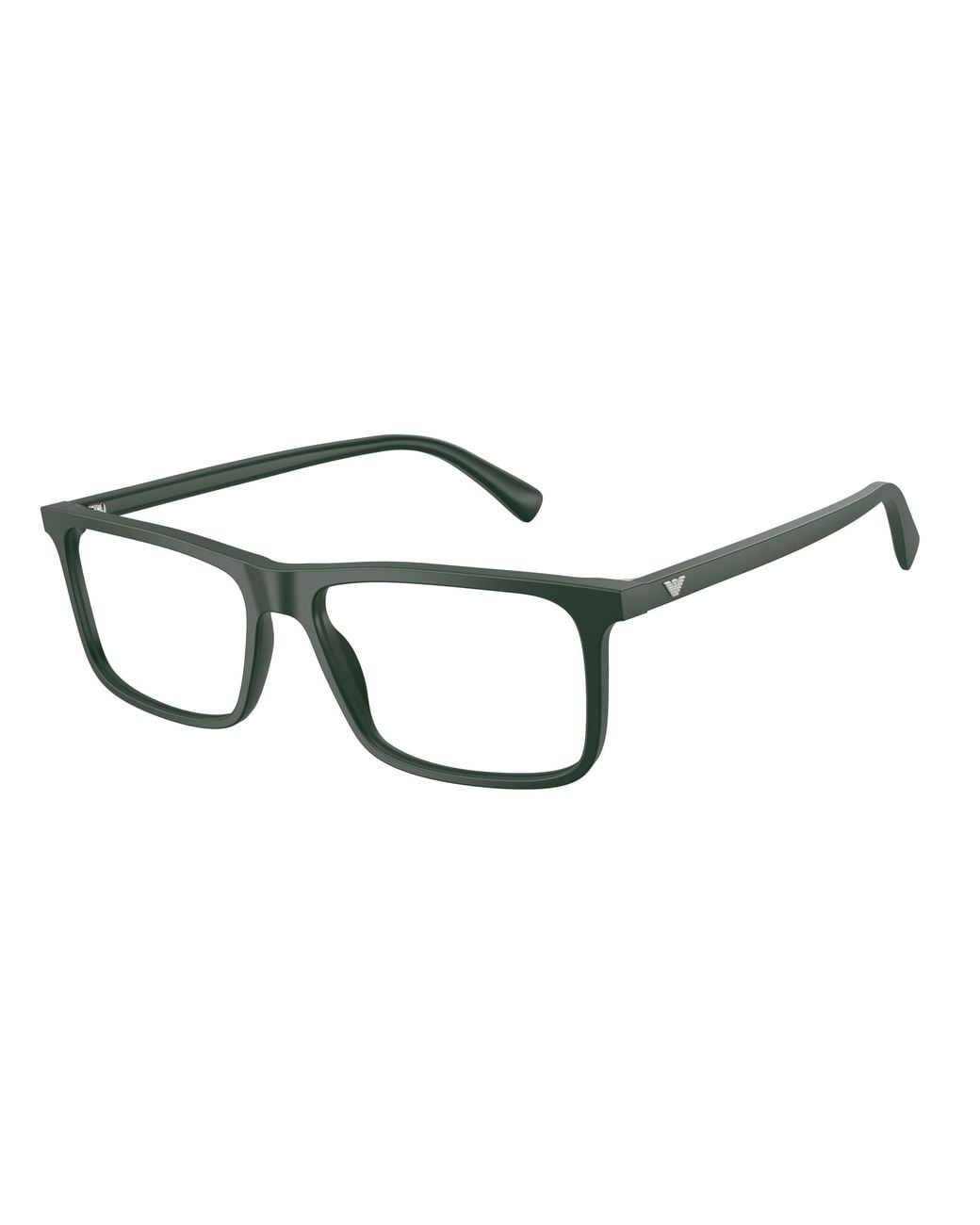 Emporio Armani Black Ea3288 6173 Optical Frames Acetate Transparent Squared Normal for men
