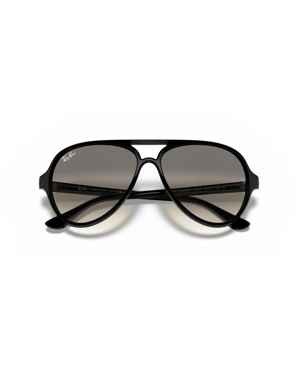Ray-Ban Black Rb4125 Cats 5000 Aviator Sunglasses for men
