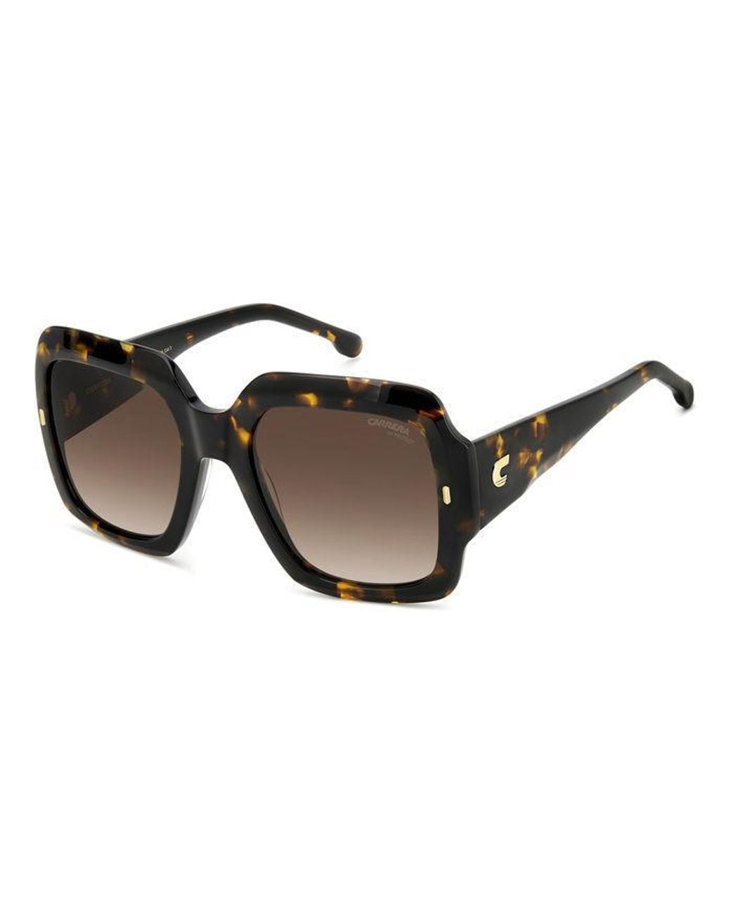 Carrera Black 3004/S 086/Ha Sunglasses Acetate Squared Normal Shaded