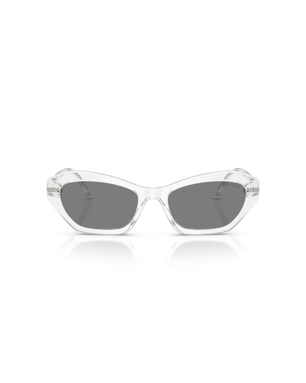Swarovski Black Sk6048 102787 Sunglasses Acetate Cat Eye Normal
