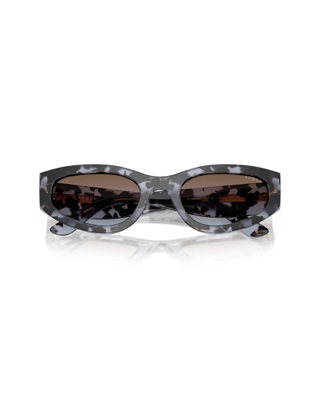 Vogue Eyewear Black Vo5585S 314748 Sunglasses Acetate Geometric Normal Shaded
