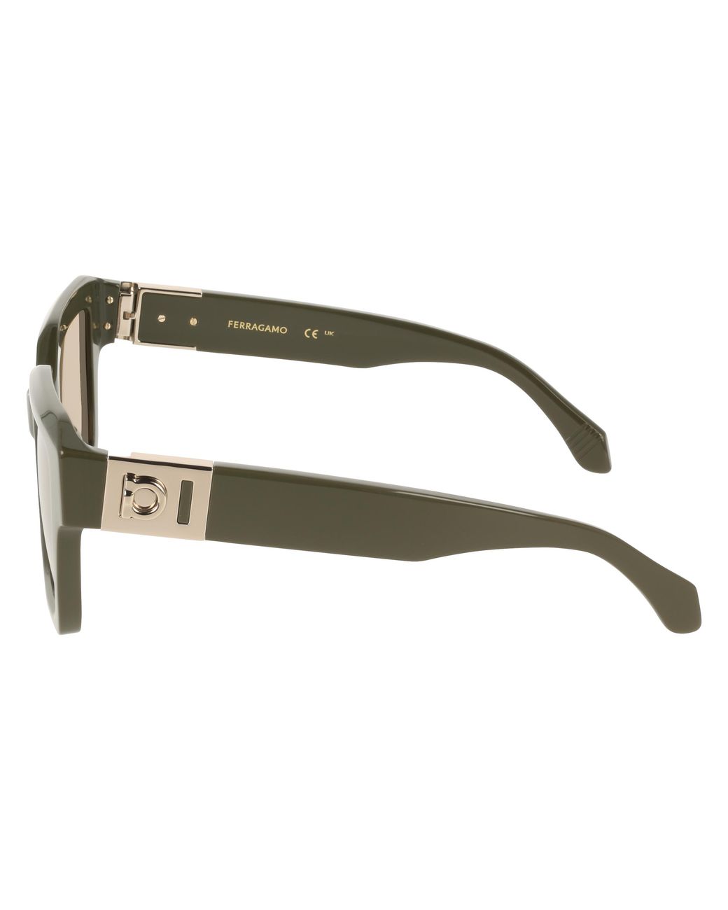 Ferragamo Black Sf2084S 320 Sunglasses Acetate Squared Normal