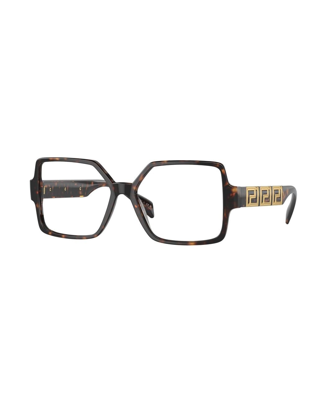 Versace Black Ve3337 108 Optical Frames Acetate Squared