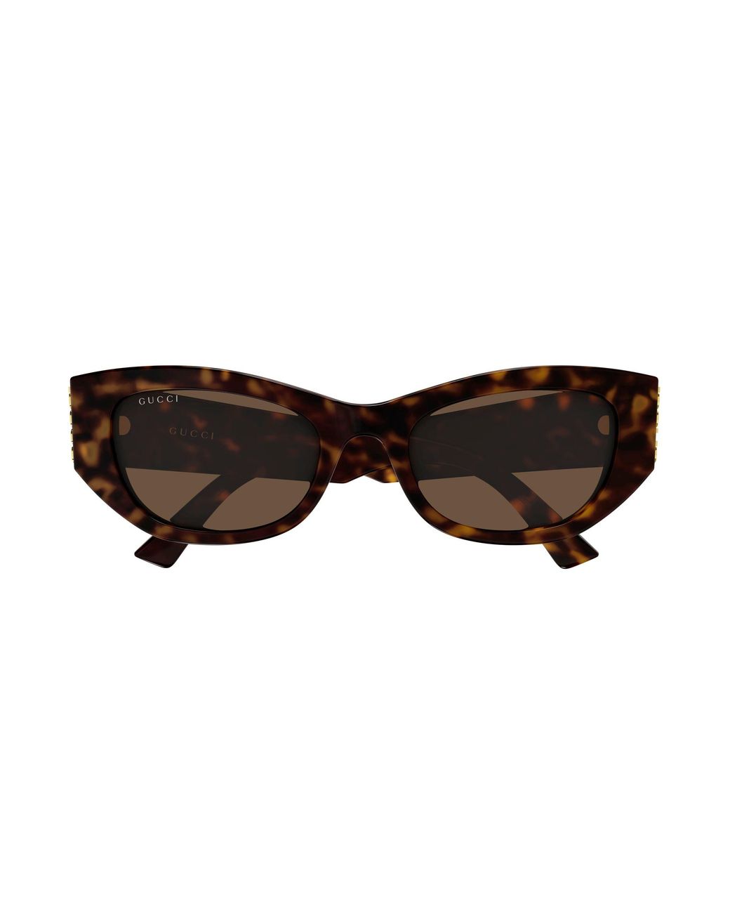 Gucci Black Gg2044Sa 002 Sunglasses Acetate Cat Eye