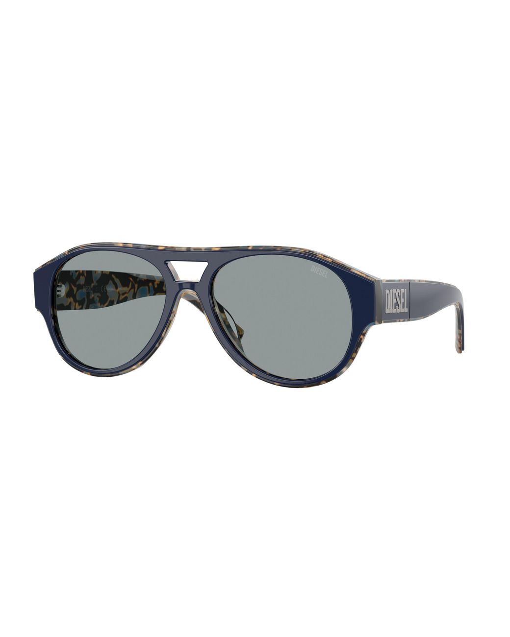 DIESEL Black Dl2023U 2070/1 Sunglasses Acetate Round Normal
