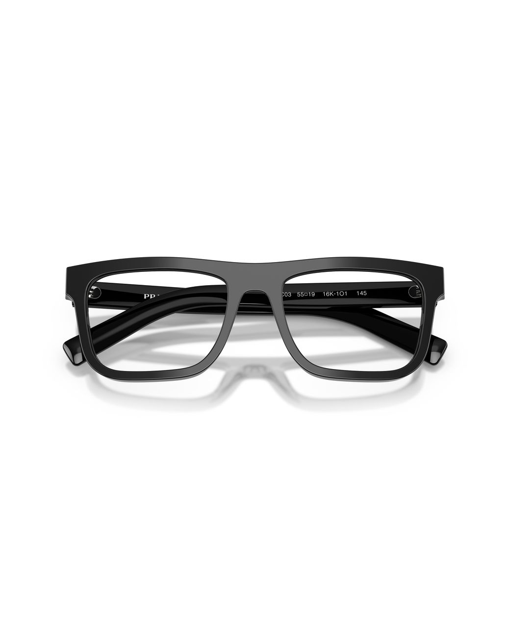 Prada Black Pr C03V 17N1O1 Optical Frames Acetate Pillow Normal for men