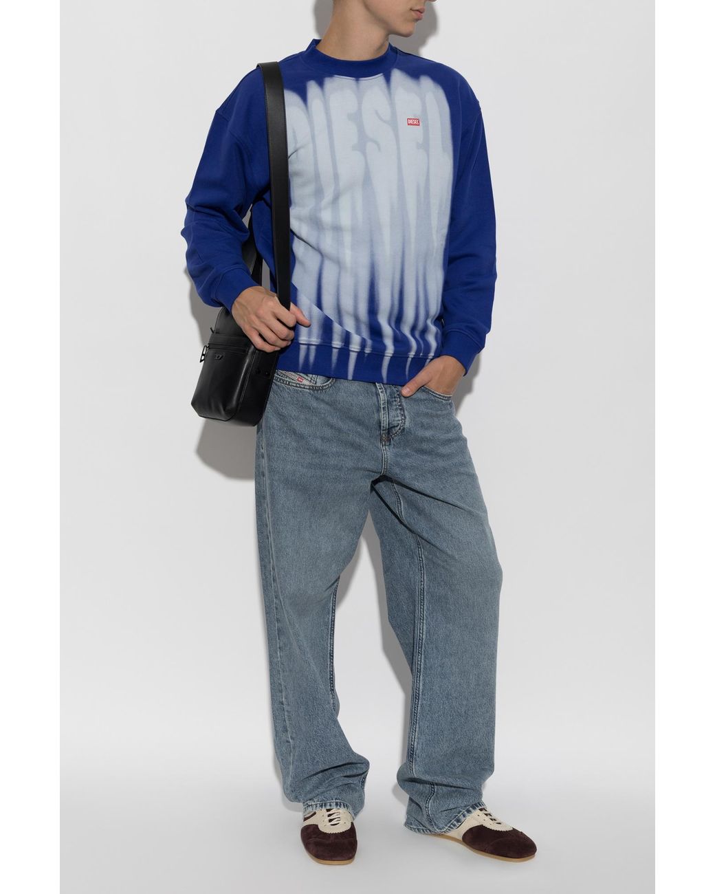 DIESEL Blue Sweatshirt 'S-Boxt-Aa1' for men