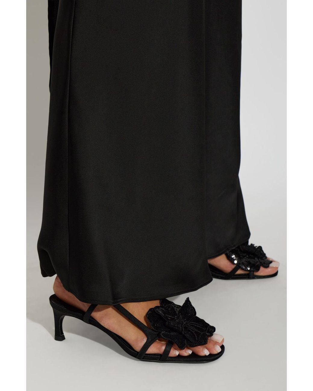 ROTATE BIRGER CHRISTENSEN Black Heeled Sandals