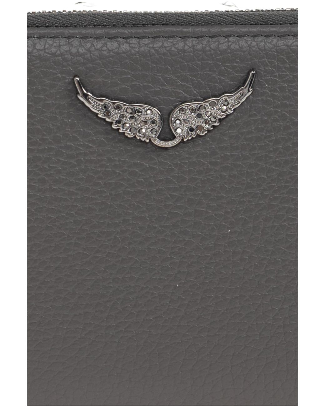 Zadig & Voltaire Gray Leather Wallet