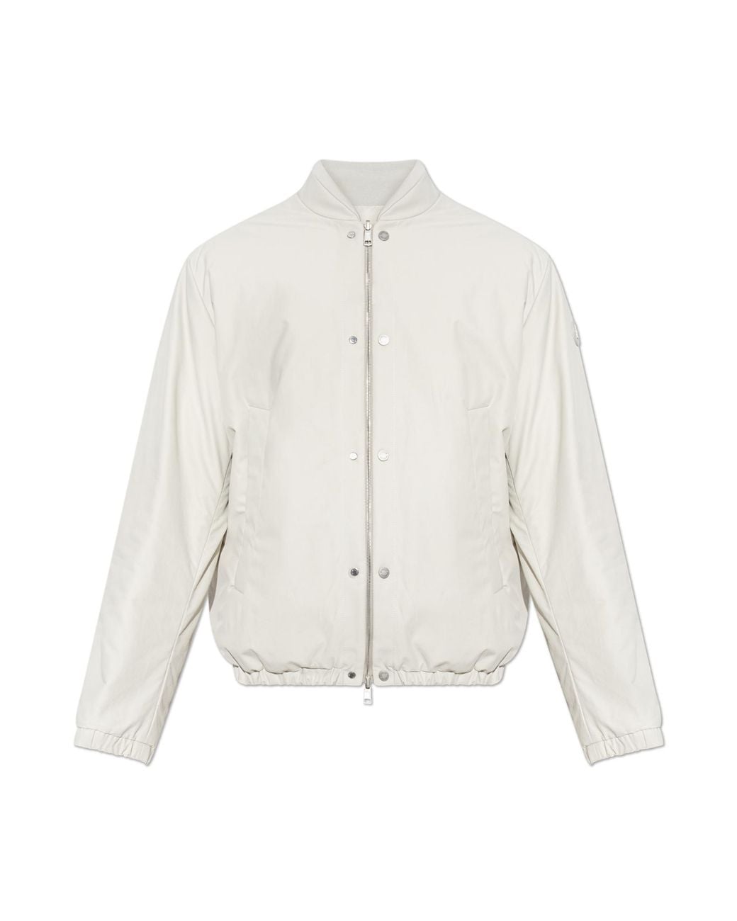 Moncler Gray Reversible Jacket "Tafoni" for men