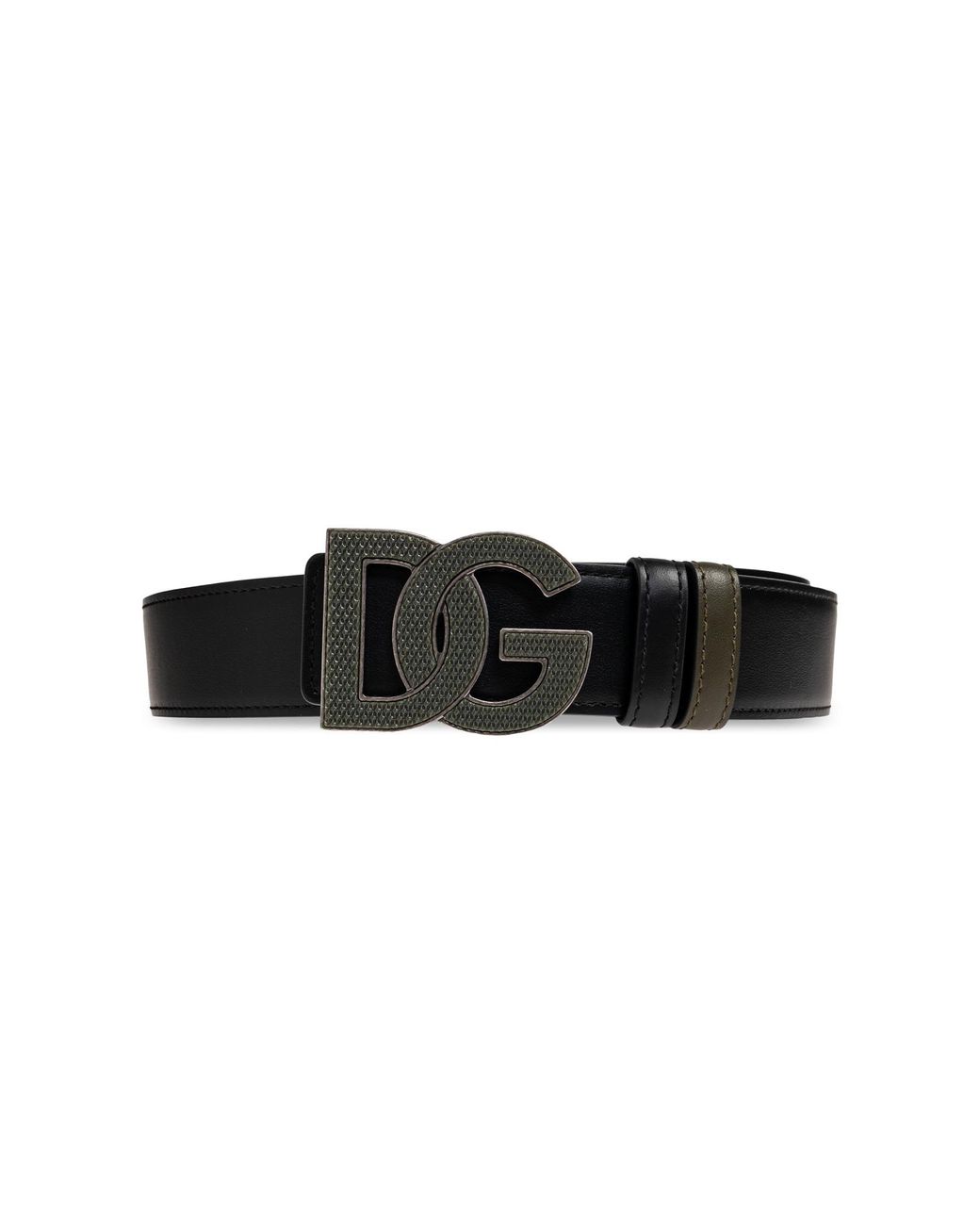 Dolce & Gabbana Black Double-Sided Belt for men