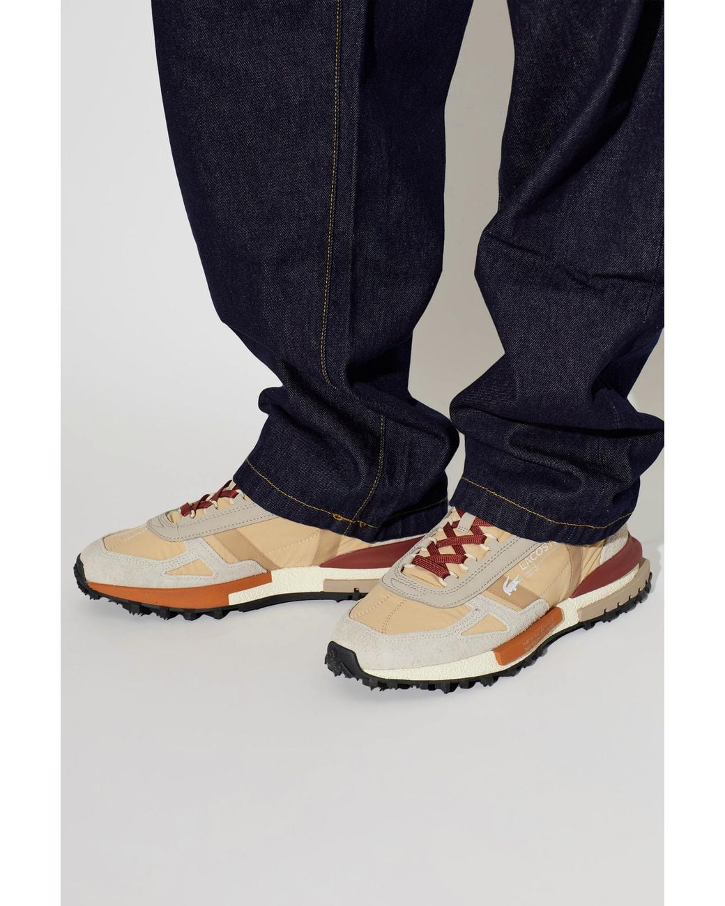 Lacoste Brown Sports Shoes 'Elite Active 2263' for men