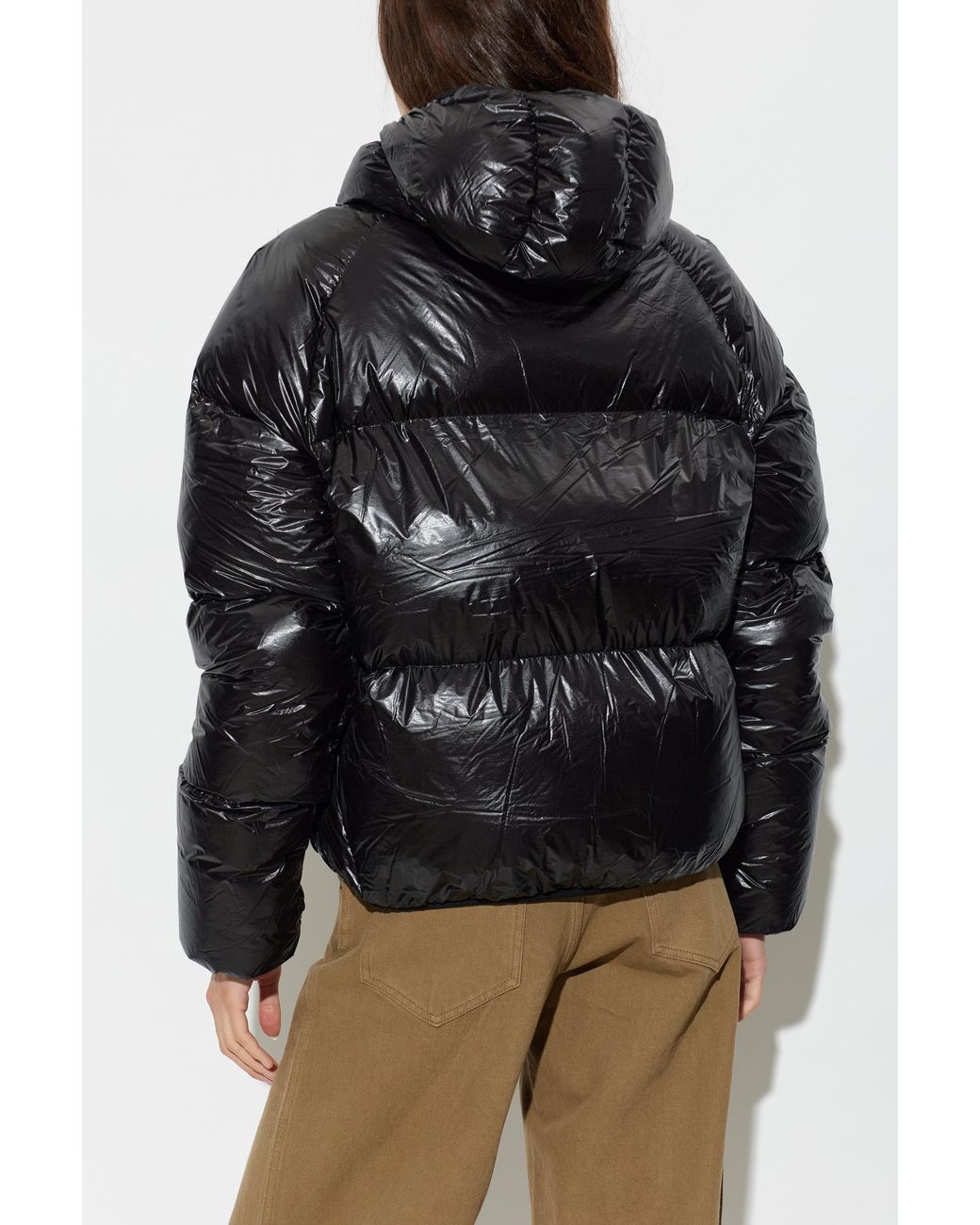 Roa Black Down Jacket With Hood