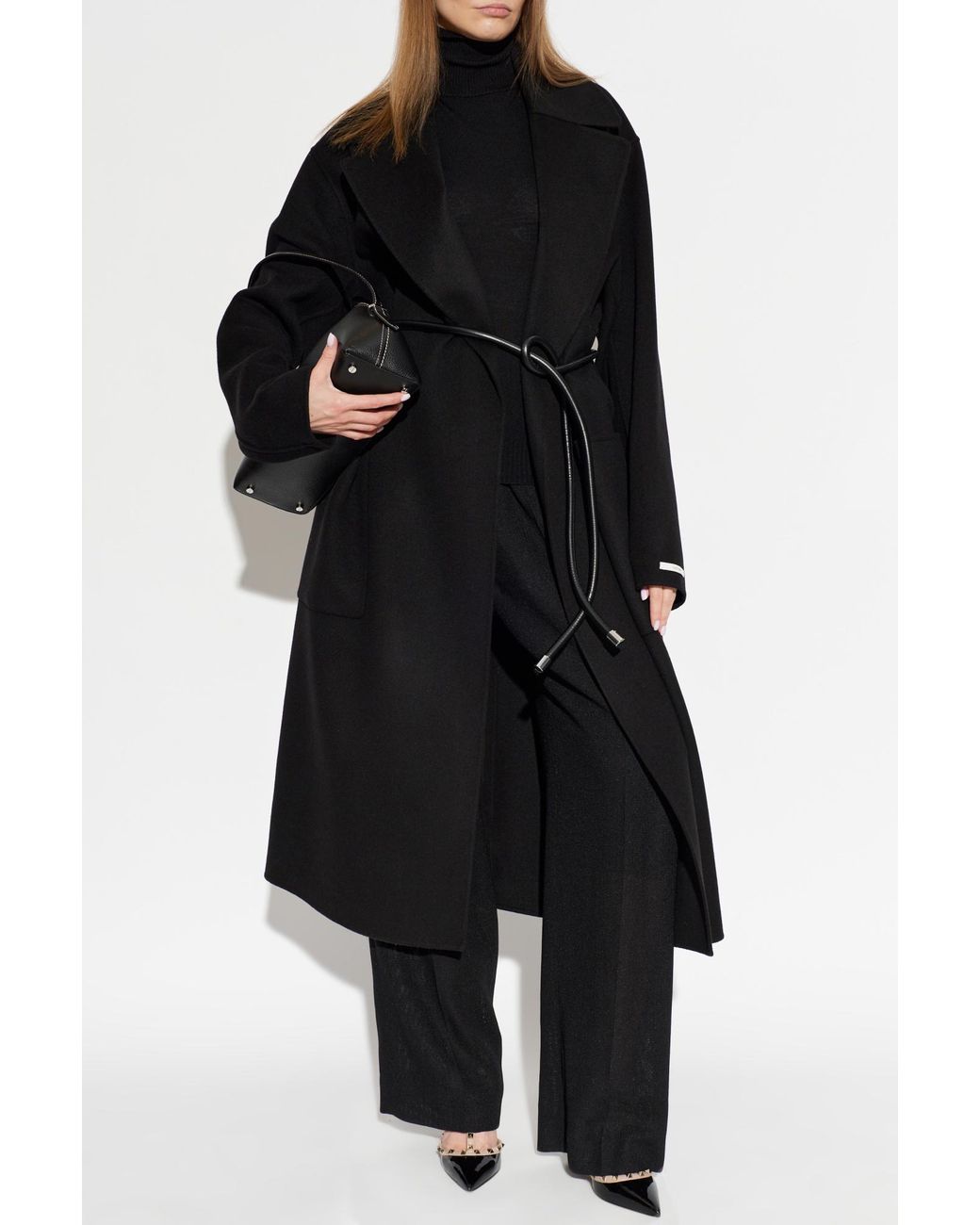 Sportmax Black 'Zannata' Coat