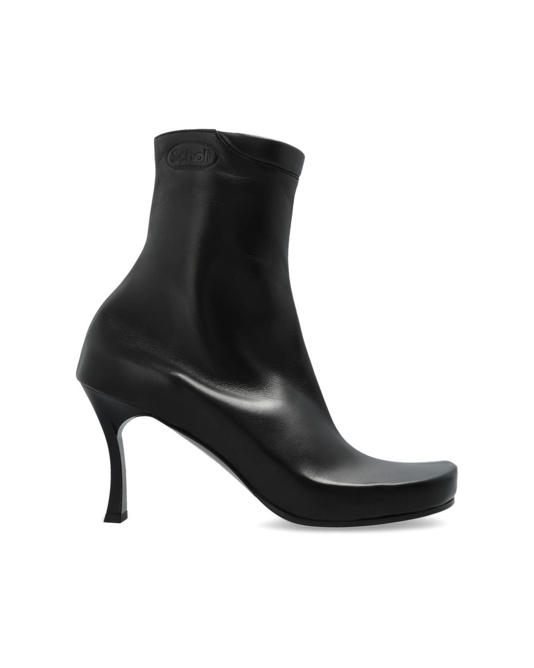 Balenciaga Black Heeled Boots