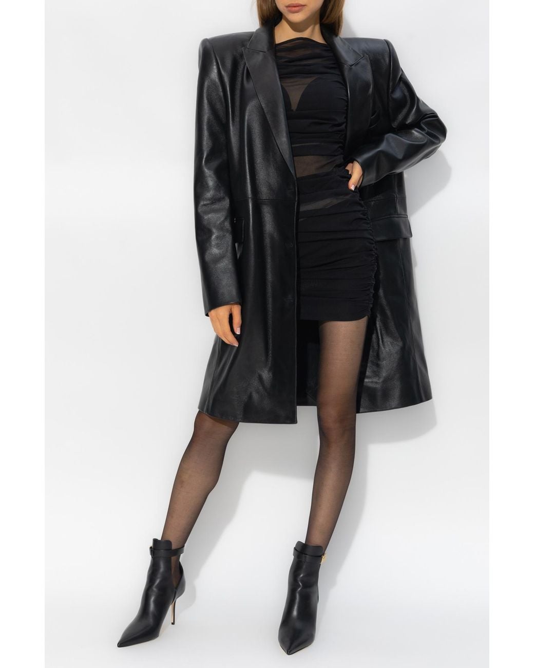 The Mannei Black 'Narikala' Draped Dress
