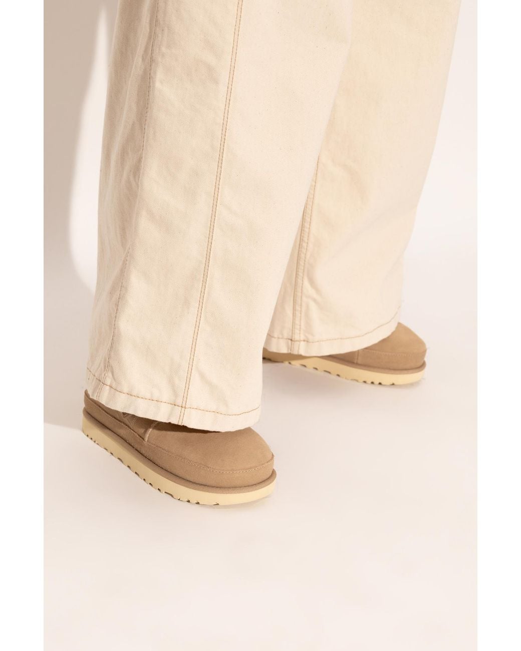 Ugg Brown Suede Shoes 'W Goldenstar Mary Jane'