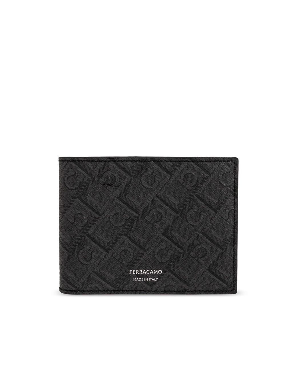 Ferragamo Black Leather Wallet for men