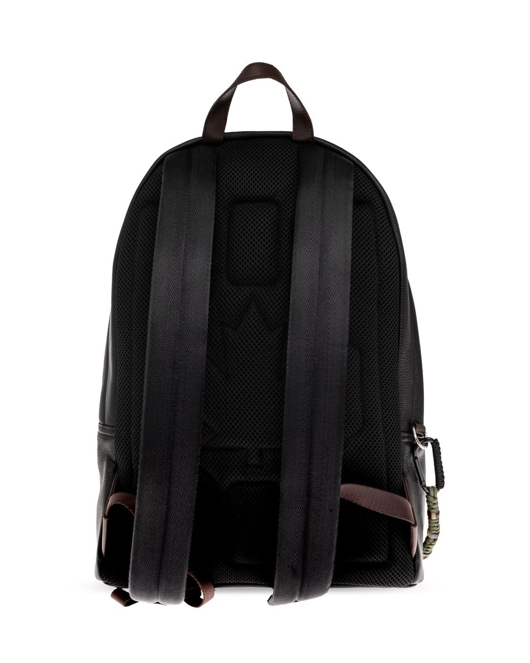 DSquared² Gray Leather Backpack With Logo for men