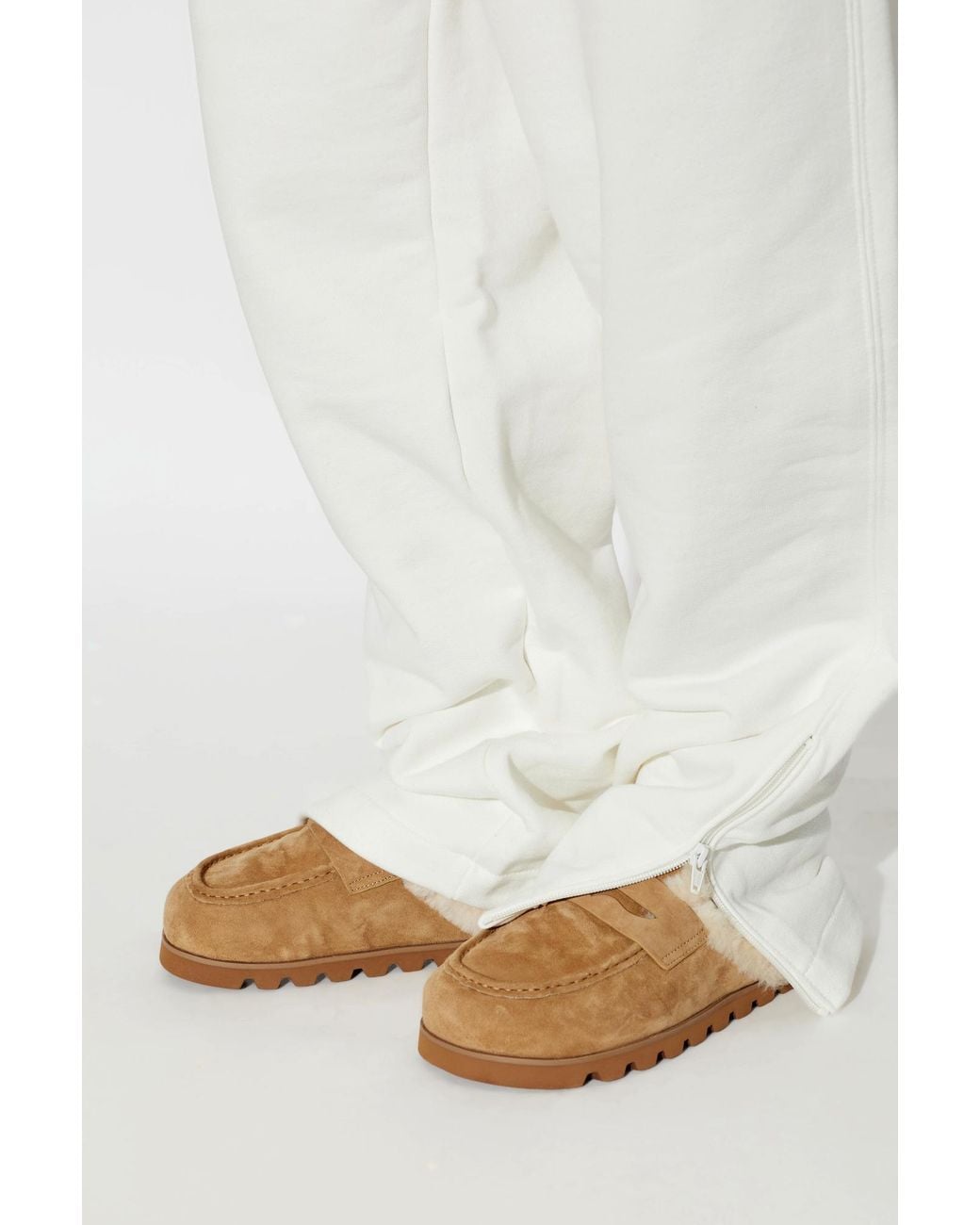 Naked Wolfe Brown 'Corded' Mule Slippers