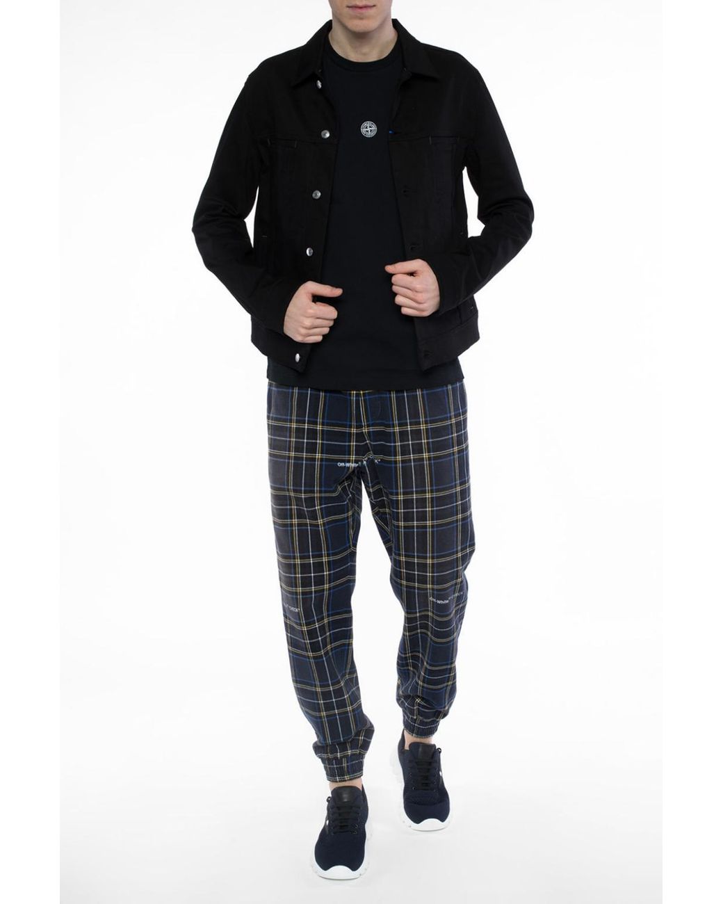 Off white store plaid pants