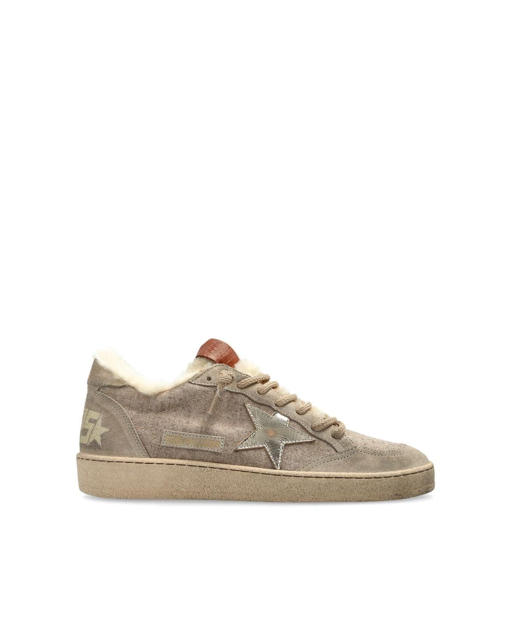 Golden Goose Deluxe Brand Brown 'Ball Star' Sports Shoes
