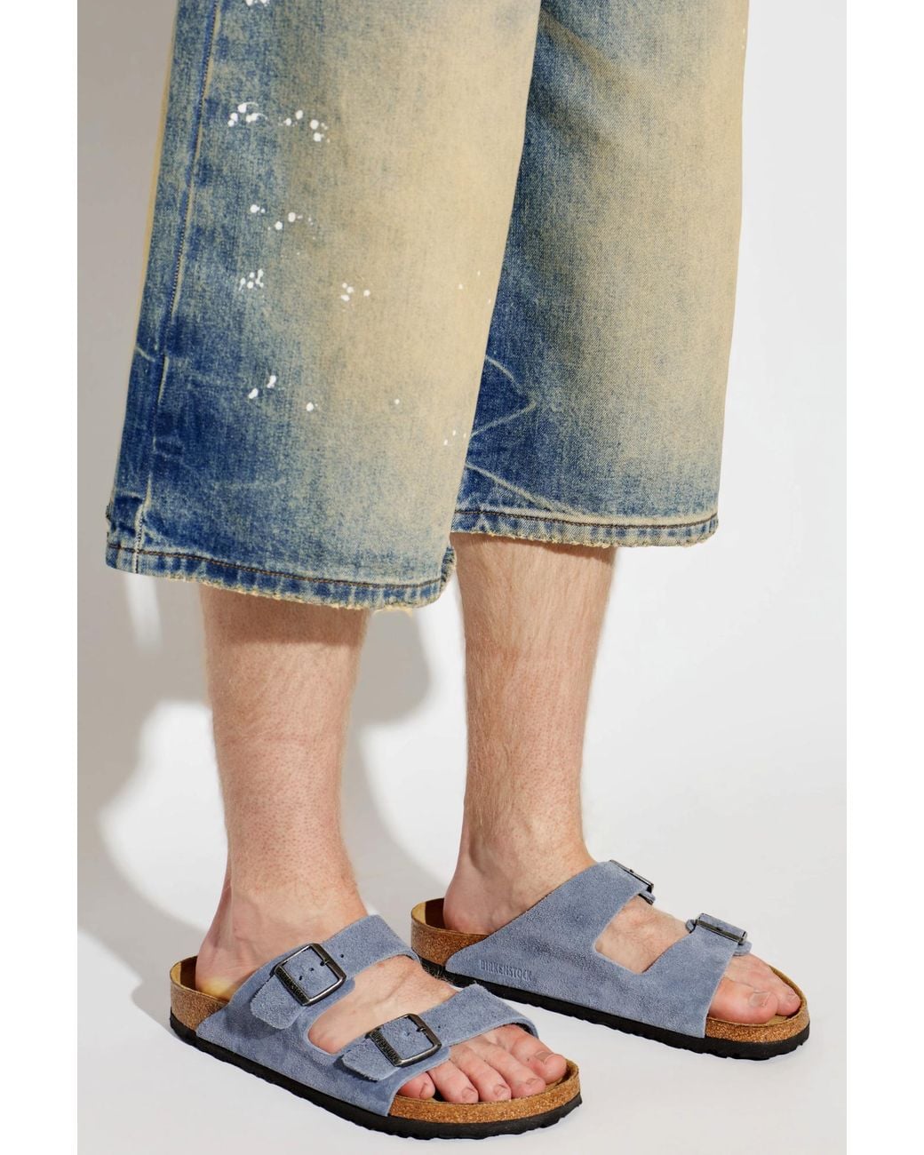 Birkenstock Blue 'Arizona' Sandals for men