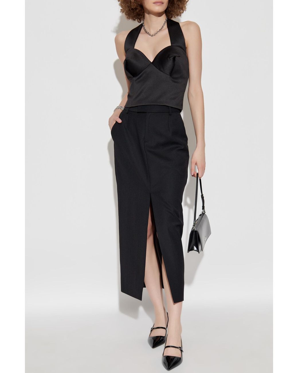Marc Jacobs Black Neck Top